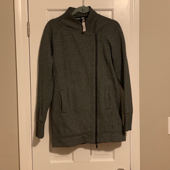 Gray lululemon sweatshirt jacket - Picture 1 of 6